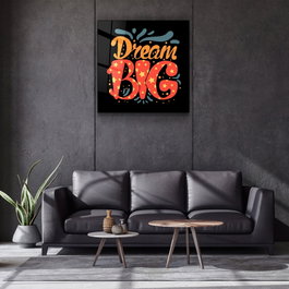 Wallity Cuadro Decorativo de Vidrio Templado 80 x 80 Multicolor